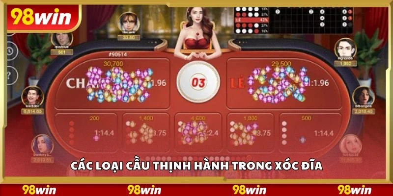 Các loại cầu thịnh hành trong xóc đĩa